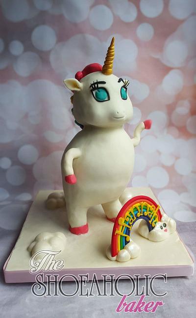 Elliot the flamboyant unicorn - Cake by The Shoeaholic Baker
