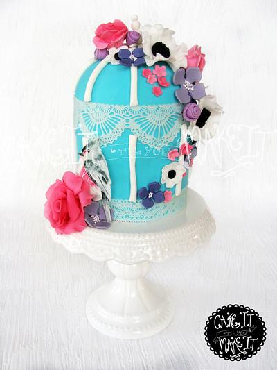 Mother's Day Birdcage - Cake by Josie Durney