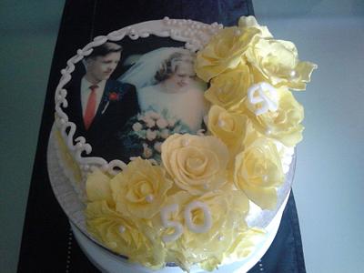anniversary cake  - Cake by tracy