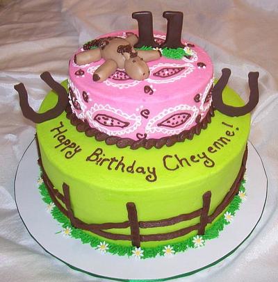 Cheyanne's Horse Cake - Cake by Christeena Dinehart