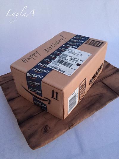 Amazon package box - Cake by Layla A