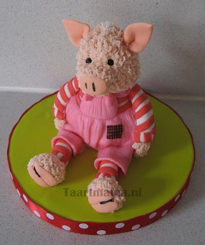 Stuffed pig - Cake by Taartmama
