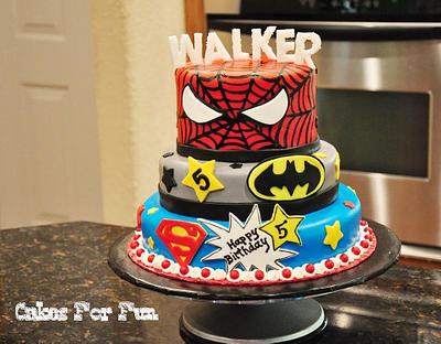 Super hero cake - Cake by Cakes For Fun