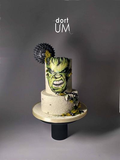 Hulk&bike - Cake by dortUM