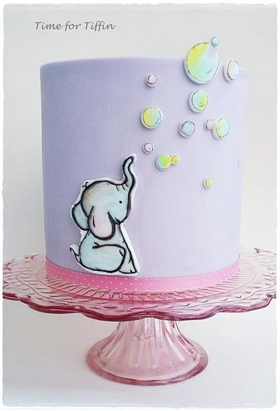 Ella the Elephant  - Cake by Time for Tiffin 