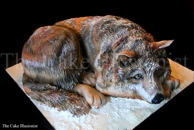 Wolf Cake - Cake by Hannah