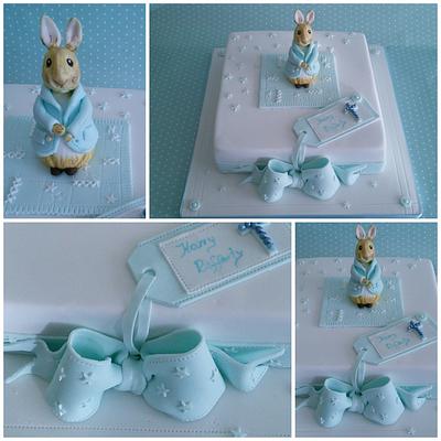 Peter Rabbit Christening Cake - Cake by Just Because CaKes