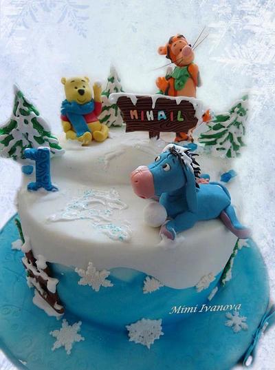 Winnie pooh and friends ( winter) - Cake by temptationsofmimi