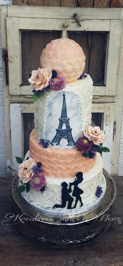Paris Weddingcake - Cake by Heike Darmstädter