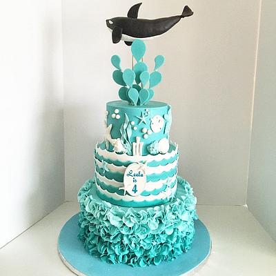 Shamu Cake - Cake by Maria @ RooneyGirl BakeShop