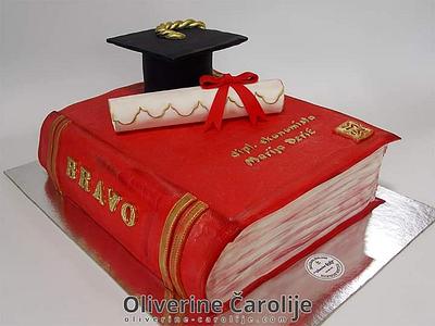 Book Cake  - Cake by Oliverine Čarolije 