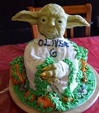 Star Wars Yoda Cake - Cake by Couture Cakes by Novy