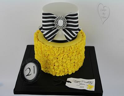 21st birthday cake - Cake by Nina 