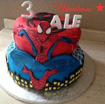 Spiderman - Cake by Adrialicious 