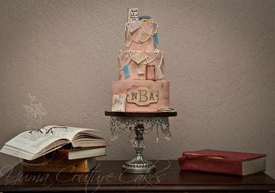 Baby shower for librarian - Cake by Jamie Hoffman