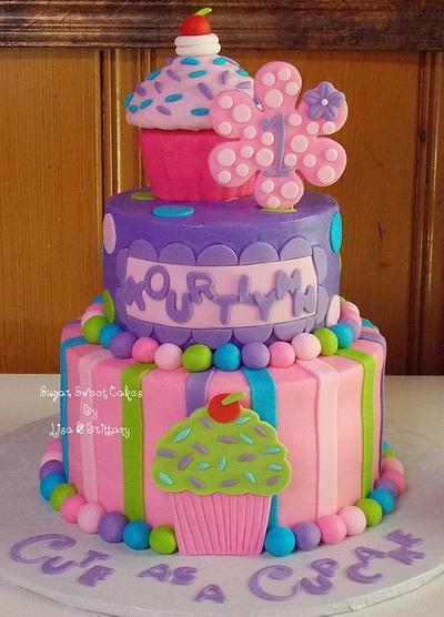 Cute As A Cupcake - Cake by Sugar Sweet Cakes