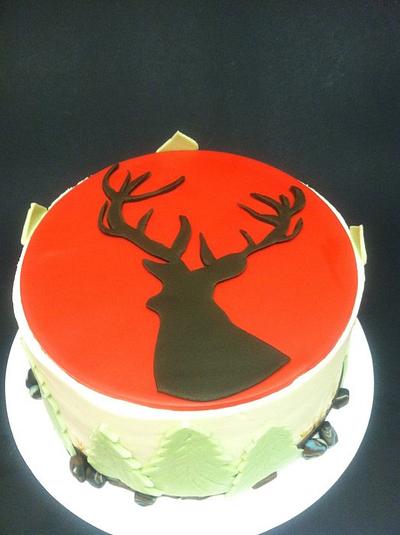 Cake for a hunter named Hunter - Cake by Karen Seeley