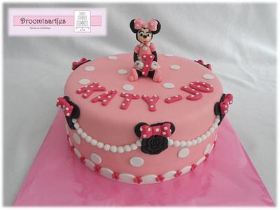 minnie mouse cake - Cake by Droomtaartjes