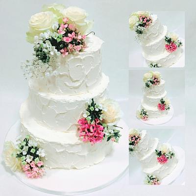Rustic Wedding cake  - Cake by Donatella Bussacchetti