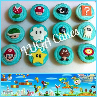 Mario Bros. Cupcakes - Cake by Luga Cakes
