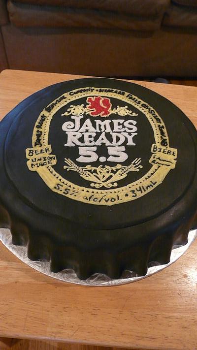 James Ready Beer cap - Cake by Suzanne_brown965