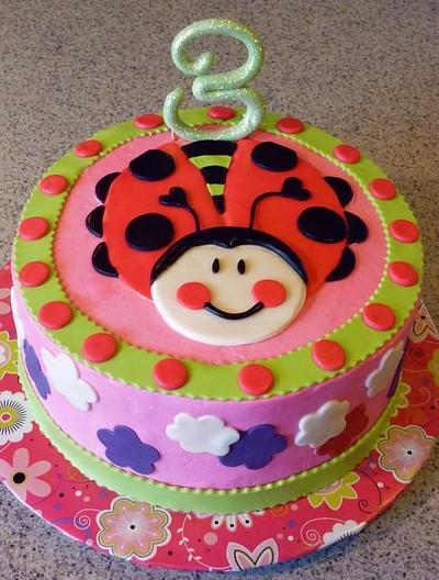 Ladybug Cake - Cake by GrandmaTilliesBakery