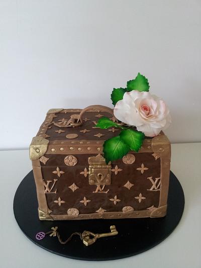 Louis Vuitton box or happy birthday to me  - Cake by Bistra Dean 