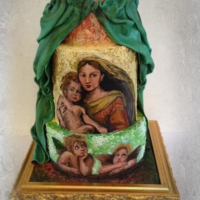 La Madonna Sistina - Cake by Gina Assini