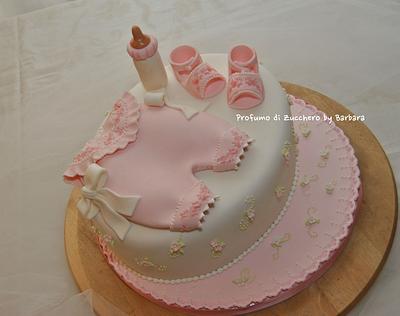 It's a girl! - Cake by Barbara Mazzotta