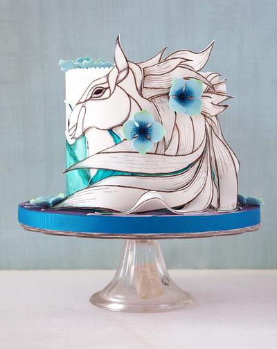 White Horses - Cake by Enrique