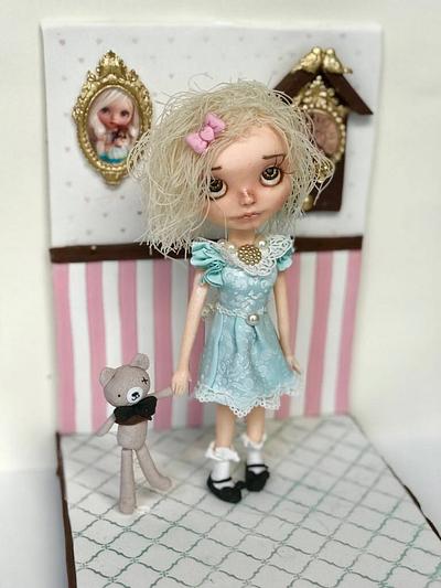 My Blythe Doll Figurine - Cake by Caking with love