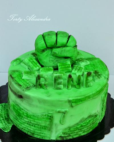 Hulk cake - Cake by Torty Alexandra