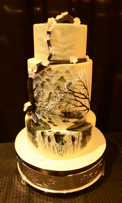 Waterfall cake - Cake by Cosette