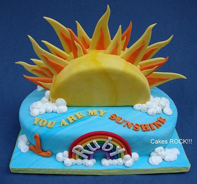 You Are My Sunshine - Cake by Cakes ROCK!!!  