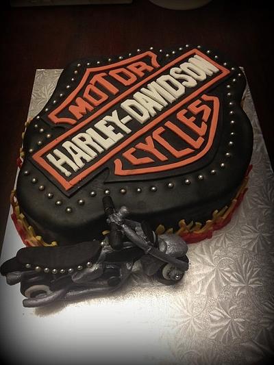 Happy Harley Birthday - Cake by Jennifer Jeffrey