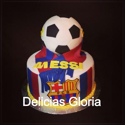 Soccer cake!!! - Cake by DeliciasGloria