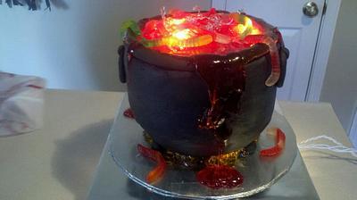 Witch's Cauldron Cake - Cake by Cakes4Fun