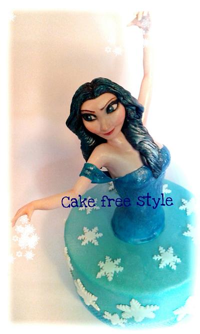 Elsa in versione mora - Cake by Felicita (cake free style)
