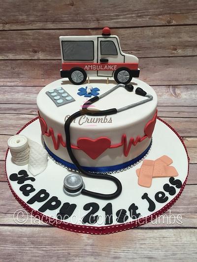 Paramedic cake - Cake by Oh Crumbs