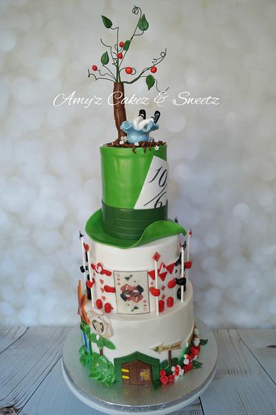 Alice in Wonderland  - Cake by Amy'z Cakez & Sweetz