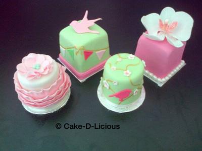Mini cakes - Cake by Sweet Lakes Cakes