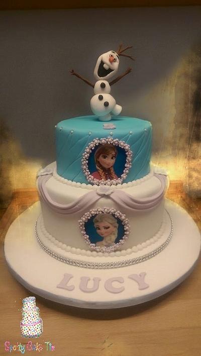 Frozen Cake  - Cake by Shell at Spotty Cake Tin
