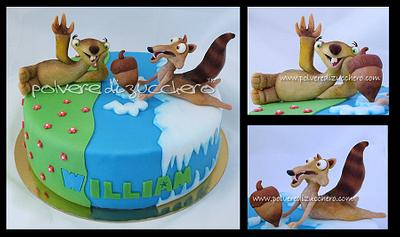 cake Ice Age: sid and scrat - Cake by Paola