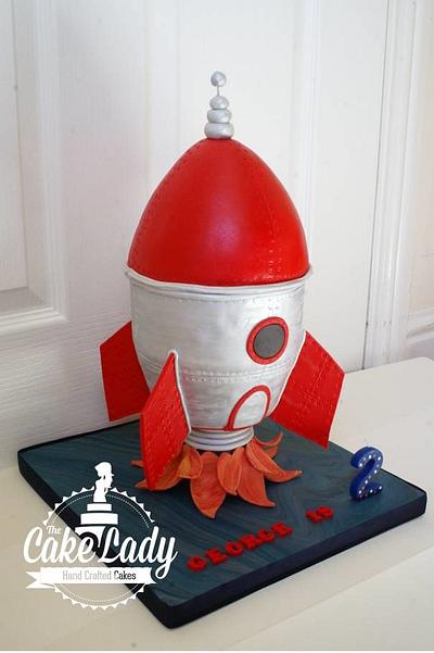 My Son's Rocket Cake - Cake by The Cake Lady