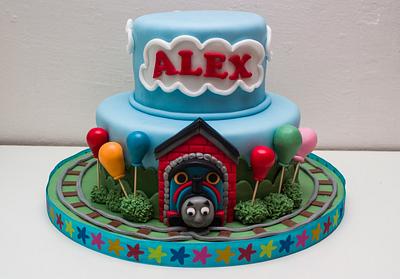 Cake with thomas the train - Cake by SweetdreamsbyNika