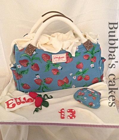 Cath kidston strawberry bag - Cake by Bubba's cakes 