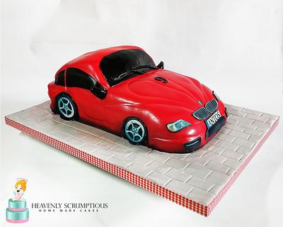 BMW 3D car  - Cake by Iwona Sobejko