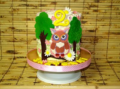Owl - Cake by Oksana Kliuiko