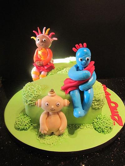in the night garden number 2  - Cake by d and k creative cakes