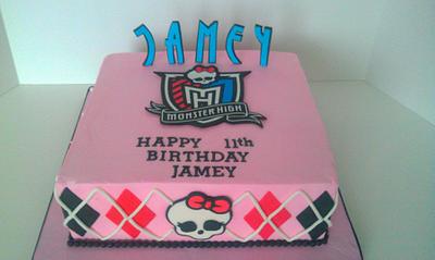 Monster High - Cake by Pam from My Sweeter Side